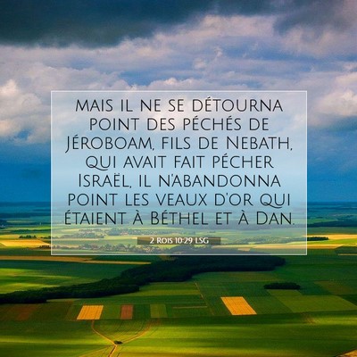 2 Rois 10:29 LSG Image du verset biblique