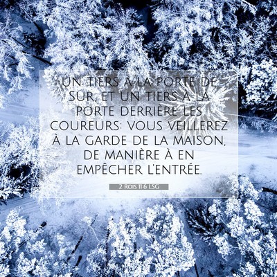 2 Rois 11:6 Verset biblique expliqué