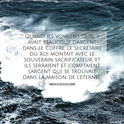 2 Rois 12:10 LSG Image du verset biblique