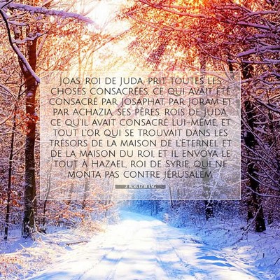 2 Rois 12:18 LSG Image du verset biblique