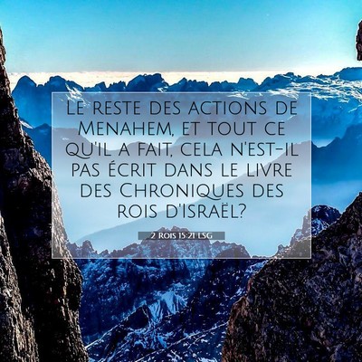 2 Rois 15:21 LSG Image du verset biblique