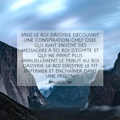 2 Rois 17:4 Verset biblique expliqué