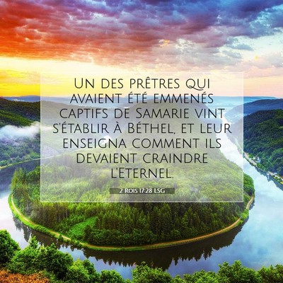 2 Rois 17:28 LSG Image du verset biblique