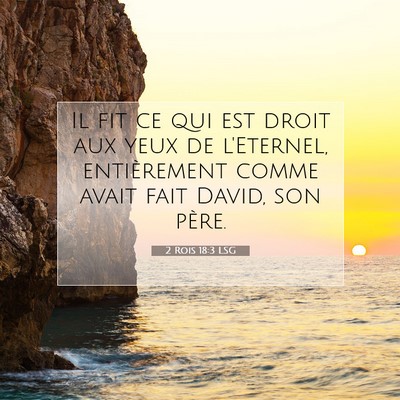 2 Rois 18:3 LSG Image du verset biblique