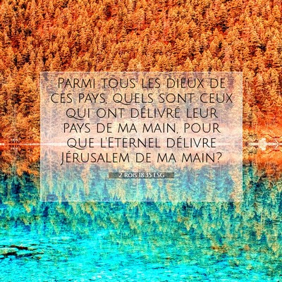 2 Rois 18:35 Verset biblique expliqué