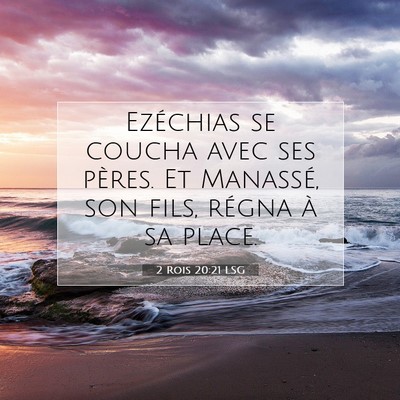 2 Rois 20:21 Verset biblique expliqué