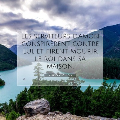 2 Rois 21:23 LSG Image du verset biblique