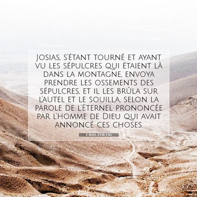 2 Rois 23:16 Verset biblique expliqué