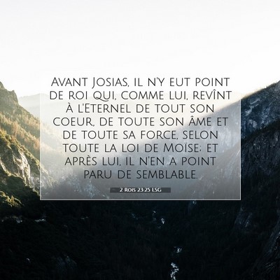 2 Rois 23:25 LSG Image du verset biblique