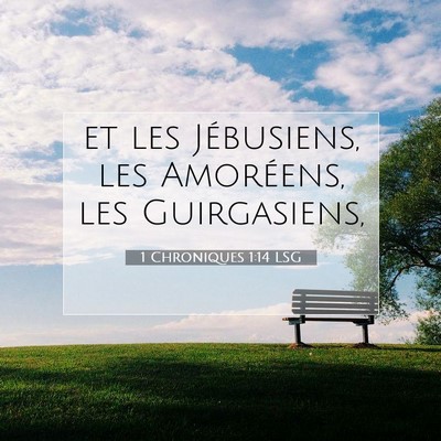 1 Chroniques 1:14 Verset biblique expliqué