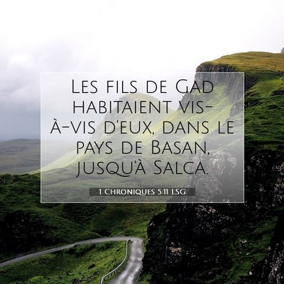 1 Chroniques 5:11 Verset biblique expliqué