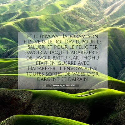 1 Chroniques 18:10 Verset biblique expliqué