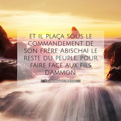 1 Chroniques 19:11 LSG Image du verset biblique