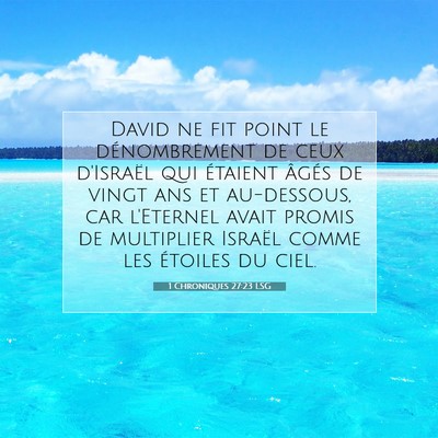 1 Chroniques 27:23 LSG Image du verset biblique