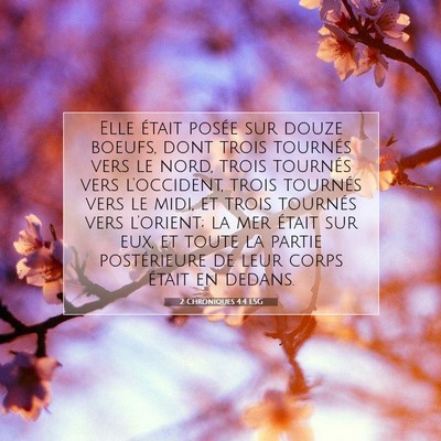 2 Chroniques 4:4 Verset biblique expliqué