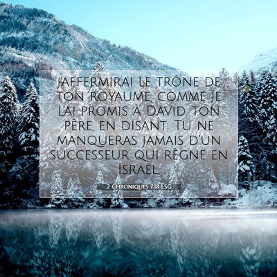 2 Chroniques 7:18 Verset biblique expliqué