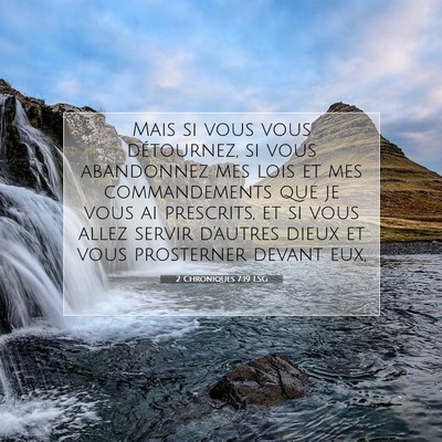 2 Chroniques 7:19 LSG Image du verset biblique