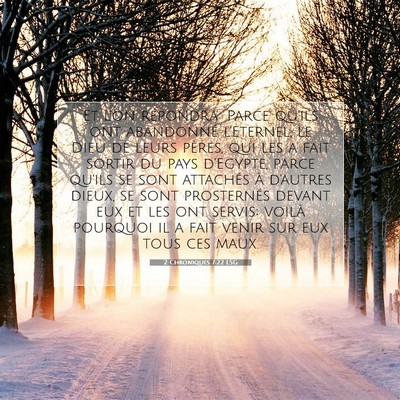 2 Chroniques 7:22 LSG Image du verset biblique