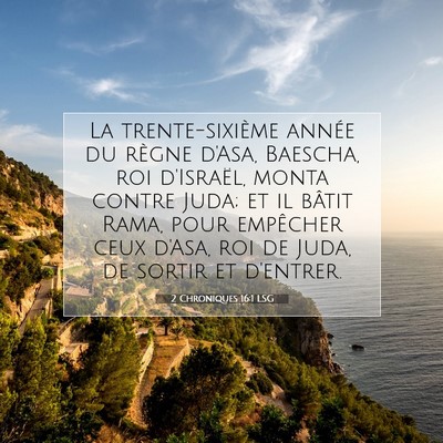 2 Chroniques 16:1 Verset biblique expliqué