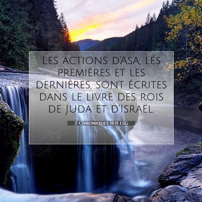 2 Chroniques 16:11 LSG Image du verset biblique