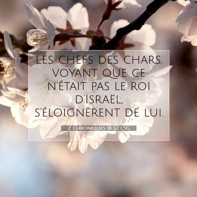 2 Chroniques 18:32 Verset biblique expliqué