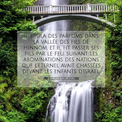 2 Chroniques 28:3 Verset biblique expliqué