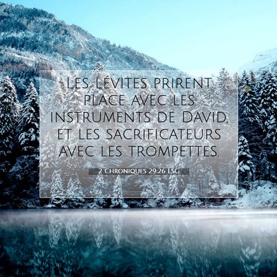 2 Chroniques 29:26 Verset biblique expliqué