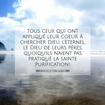 2 Chroniques 30:19 Verset biblique expliqué