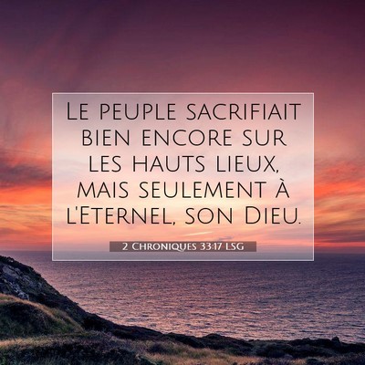 2 Chroniques 33:17 LSG Image du verset biblique