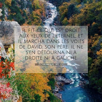 2 Chroniques 34:2 Verset biblique expliqué