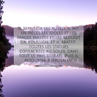 2 Chroniques 34:7 LSG Image du verset biblique