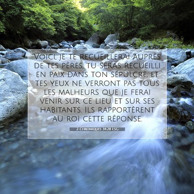 2 Chroniques 34:28 Verset biblique expliqué