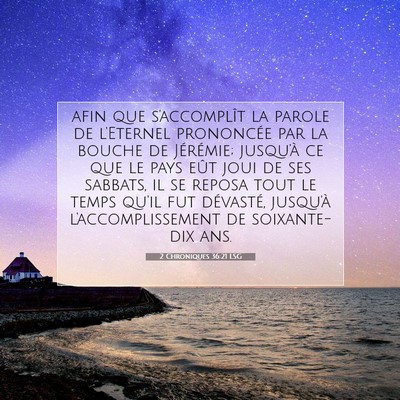 2 Chroniques 36:21 LSG Image du verset biblique