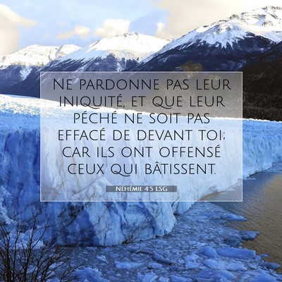 Néhémie 4:5 Verset biblique expliqué