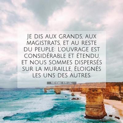 Néhémie 4:19 Verset biblique expliqué