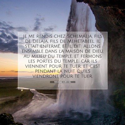 Néhémie 6:10 Verset biblique expliqué