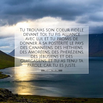 Néhémie 9:8 Verset biblique expliqué