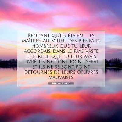 Néhémie 9:35 Verset biblique expliqué