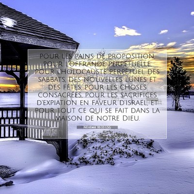 Néhémie 10:33 Verset biblique expliqué