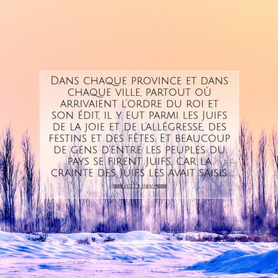 Esther 8:17 LSG Image du verset biblique