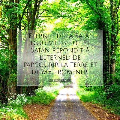 Job 1:7 LSG Image du verset biblique