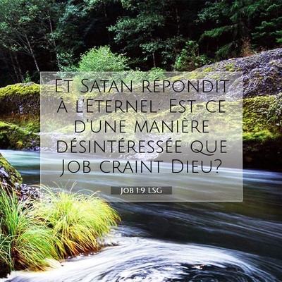 Job 1:9 LSG Image du verset biblique