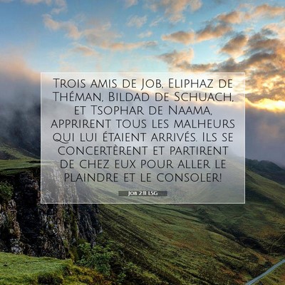 Job 2:11 Verset biblique expliqué