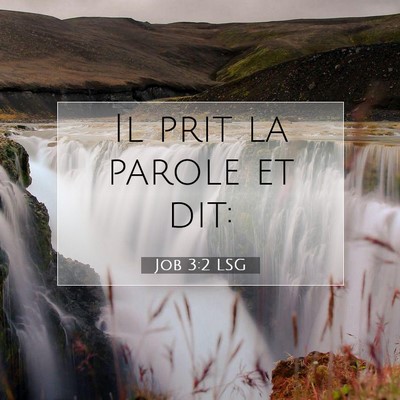 Job 3:2 Verset biblique expliqué