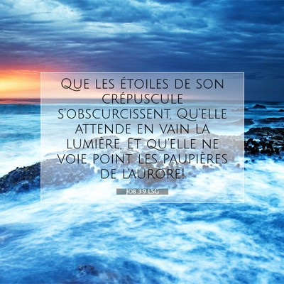 Job 3:9 Verset biblique expliqué