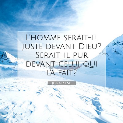 Job 4:17 Verset biblique expliqué