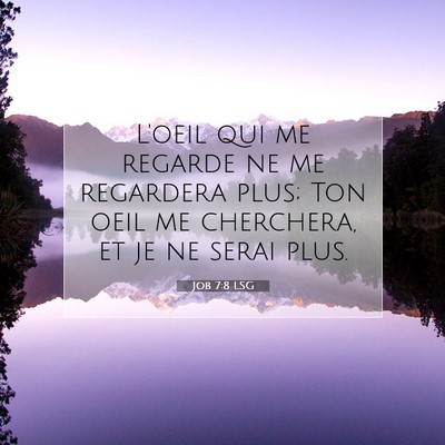 Job 7:8 LSG Image du verset biblique