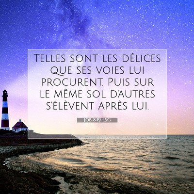 Job 8:19 Verset biblique expliqué