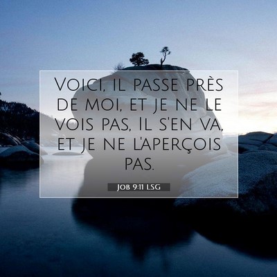 Job 9:11 Verset biblique expliqué