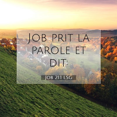 Job 21:1 Verset biblique expliqué